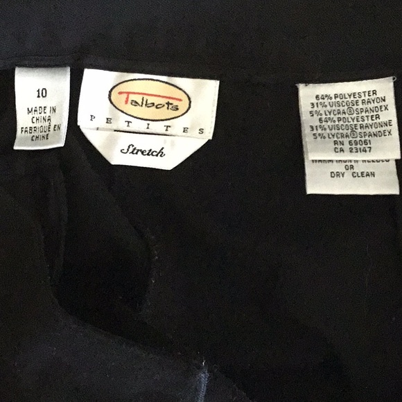 Talbot Black dress slacks - Picture 6 of 6